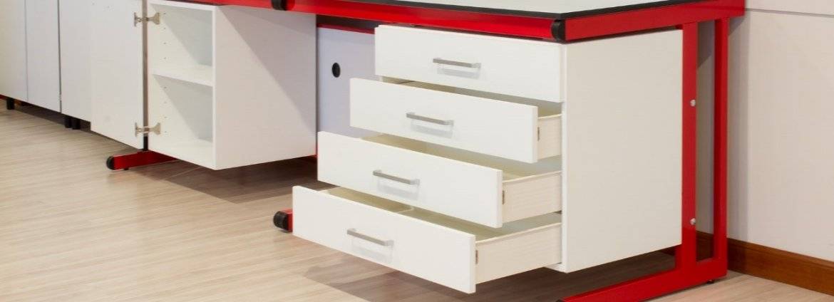 Muebles deslizantes 3-4 cajones